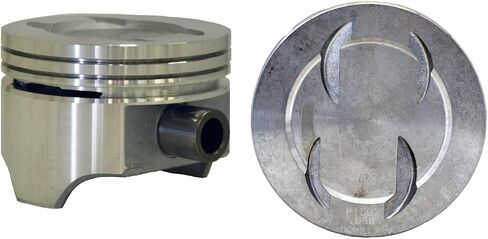 Single Dish Top Piston | Compatible with Ford: 63-68 4.7L/289 and 77-92 5.0L/302 and Marine Applications with 5.0L/302 Windsor OHV V8 16V | 1.585" Compression Height | Size = .040 (1.00mm Oversized) in Saudi Arabia