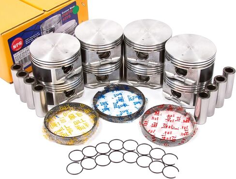 Evergreen PA55047.50 Compatible With Jeep Dodge Chrysler 4.7 Liter V8 SOHC Engine Piston Set (Oversize 0.50mm = 0.020") in Saudi Arabia