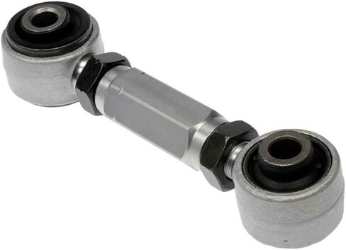 KarParts360 For Dodge Caliber 2007 08 09 10 11 2012 Alignment Toe Arm | Steel Material | Steel, Rubber Bushing Material | Black | Adjustable | Replacement For 5105270AB, 5105270AC in Saudi Arabia