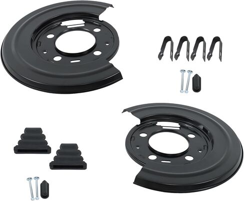 Silscvtt 2pcs Rear Brake Dust Shield Splash Replacement for Ford Excursion F250 F350 F450 F550 Super Duty 1999-2015 924-212 in Saudi Arabia