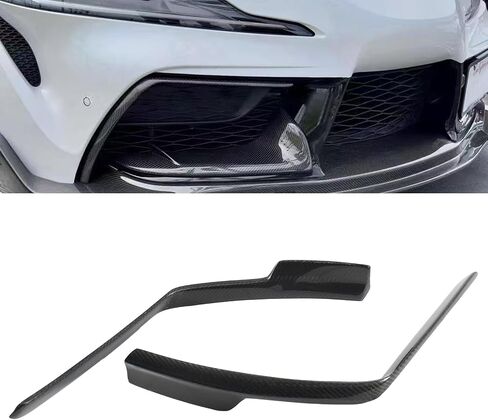 Real Carbon Fiber Hood Air Vent Cover Compatible with 6th Gen Toyota Supra GR A90 A91 MK5 2020-2025, Front Bonnet Air Outlet Scoop Cover Exterior Accessories in Saudi Arabia