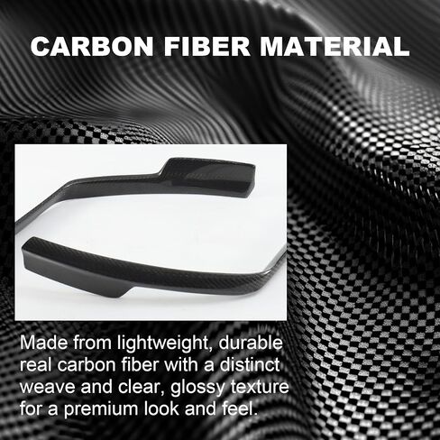 Real Carbon Fiber Hood Air Vent Cover Compatible with 6th Gen Toyota Supra GR A90 A91 MK5 2020-2025, Front Bonnet Air Outlet Scoop Cover Exterior Accessories in Saudi Arabia