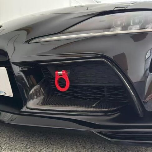 Real Carbon Fiber Hood Air Vent Cover Compatible with 6th Gen Toyota Supra GR A90 A91 MK5 2020-2025, Front Bonnet Air Outlet Scoop Cover Exterior Accessories in Saudi Arabia