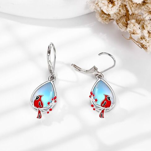 Luna Moth Earrings S925 Sterling Silver Dangle Death Moth Earrings Enamel Jewelry For Women Girls in Saudi Arabia