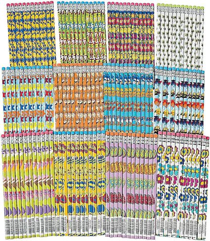 Fun Express - Spring Pencil Assortment - 144pcs - Stationery - Pencils - Pencils - Printed Assortments - 144 Pieces in Saudi Arabia