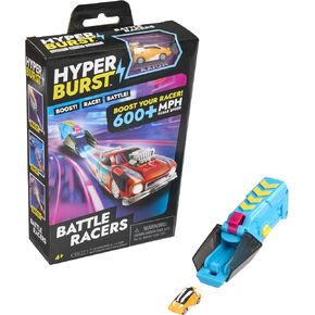 Hyper Burst Battle Racers Orange Axion Car & Launcher | Over 600+ MPH Scale Speed! | Racing Micro Scale Cars and Battle Action Toys | Ages 5+ in Saudi Arabia
