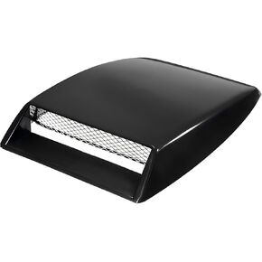 ملصق فتحة تهوية غطاء محرك السيارة، ملصق تهوية ثلاثي الأبعاد لتدفق الهواء المزخرف، غطاء محرك السيارة الأنيق للتهوية، عالمي لمعظم السيارات (أبيض) in Kuwait