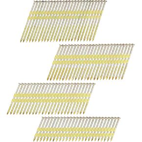 HW HAMWOO Framing Nails,21°Round Head Nail Pack,600-Pack (2"- 150Pcs,2-1/2"- 150Pcs,3"- 150Pcs, 3-1/2"- 150Pcs),Hot Dipped Galvanized,Smooth Shank in Kuwait