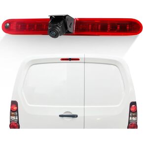 Camecho أعلى خلفي مزدوج كاميرا احتياطية رؤية خلفية متوافقة مع Mercedes Benz Sprinter 2007-2019 Van Truck AHD IR رؤية ليلية مقاومة للماء على السقف عكس ضوء الفرامل مساعدة وقوف السيارات يستبدل in Kuwait