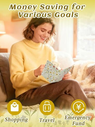 كتاب توفير المال بجيوب كبيرة، مجلد توفير 100 ظرف لتوفير 5,050 دولارًا للنساء، قوس قزح in Saudi Arabia