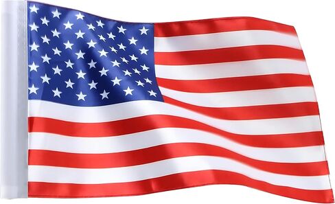 United States Motorcycle Bunting US Flag 9'' x 6'' - 6x9 US Flag Replacement Fit for harley Flag Small American Flags fit 3/8" Flagpole in Kuwait