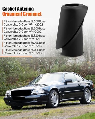 طوقا هوائي حلية جروميت يصلح لمرسيدس بنز SL600 SL500 SL320 500SL 300SLBase للتحويل 2-Door in Saudi Arabia