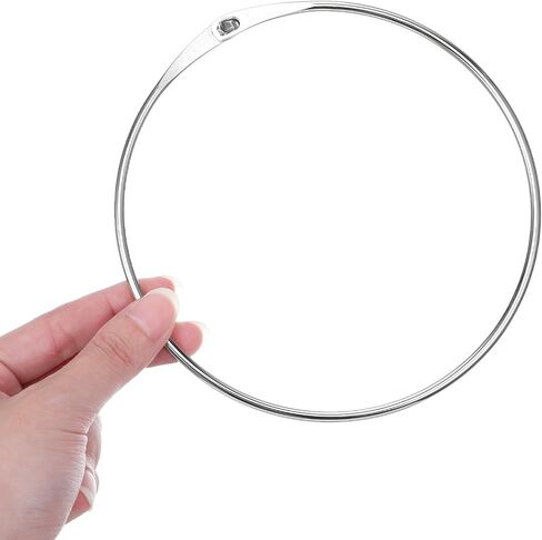 3 Pcs Large Key Ring Hoop Metal Rings for Index Cards Easy to Open and Close Metal Rings for Crafts Book Keychain Key Home Office Photos Files DIY Craft Supplies in Saudi Arabia