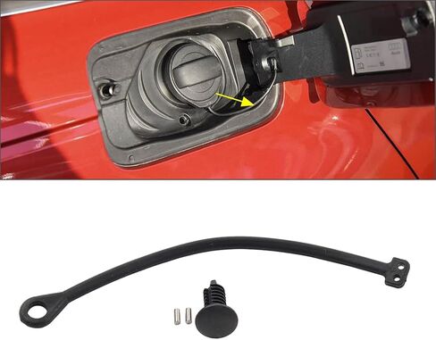 Lirun 1 Pc Rubber Cable Strap Gasoline Cap Rope Tank Cap Line 180201556 For Audi A2 1998-2018 For Audi A8 Quattro 2000-2017 in Saudi Arabia