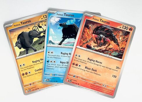 Paldean Tauros 028/193 - Paldea Evolved - Pokemon Evolution Set - 3 Card Lot - Scarlet & Violet in Kuwait
