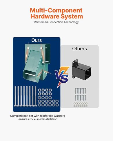 دعامات مجموعة أرجوحة VEVOR، شماعات أرجوحة من الصلب الكربوني شديدة التحمل على شكل حرف A مع أجهزة تثبيت، مجموعة شماعات DIY مكونة من 3 قطع مع مسامير متضمنة، لأرجل 4 × 4 و4 × 6 شعاع، أخضر in Kuwait