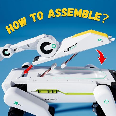 ألعاب Stunt Robot Dog RC مع عجلات للأعمار من 8 إلى 13 عامًا، لعبة روبوت تفاعلية قابلة للبرمجة وجهاز التحكم عن بعد للحيوانات الأليفة للأطفال بعمر 6 سنوات فما فوق، هدية عيد ميلاد للأولاد والبنات in Saudi Arabia