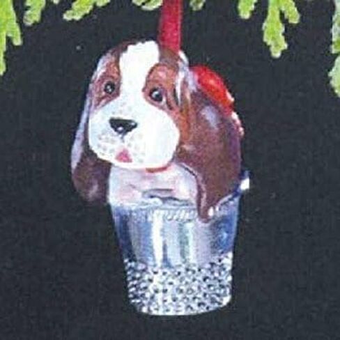 Hallmark 1989 DOG Ornament THIMBLE PUPPY - BEAGLE in a THIMBLE! in Saudi Arabia