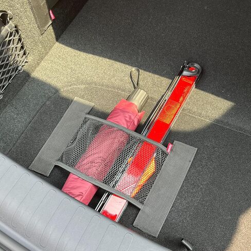 Car Mesh Cargo Net, 17.7" x 7.9" Trunk Storage Organizer with Magic Sticker, Auto Elastic Storage Mesh Pouch for Rear Storage Wall Net Organizer for Car in Saudi Arabia