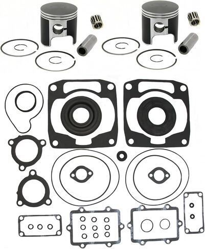 SPI, K-09-61171126209152C, 2 Pistons, Bearings & Full Gasket Kit for Arctic Cat ZR800, ZL800, Mountain Cat 800 & Pantera 800 in Saudi Arabia