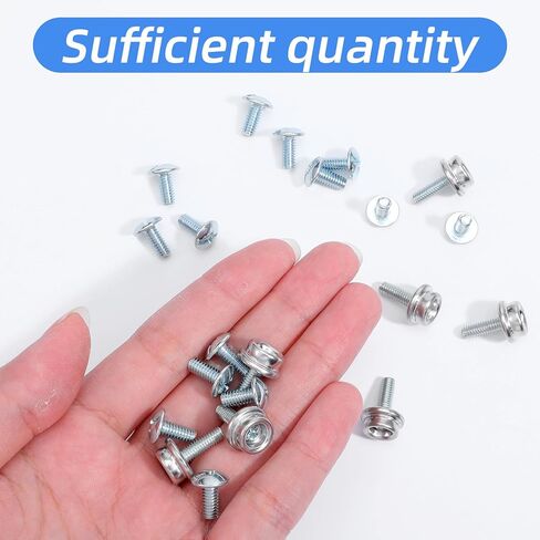 24 Pcs Universal Facemask Hardware Kit, Baseball Helmet Visor Screws Hockey Helmet Repair Kits with 12mm and 8mm Screws Facemask Hardware Kit for Youth Football Hockey Helmets in Kuwait