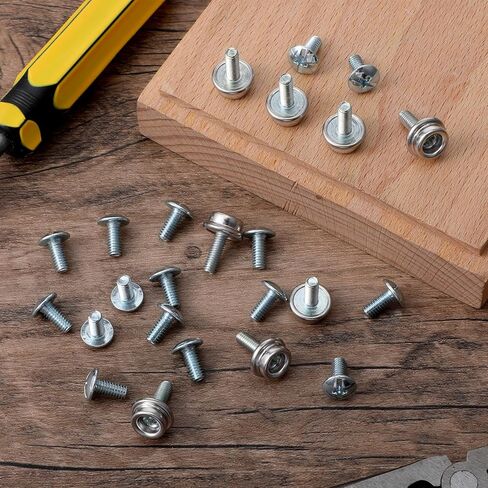 24 Pcs Universal Facemask Hardware Kit, Baseball Helmet Visor Screws Hockey Helmet Repair Kits with 12mm and 8mm Screws Facemask Hardware Kit for Youth Football Hockey Helmets in Kuwait