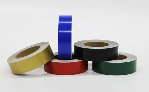 Linear Designs Premium 1" X 50' Automotive Single Stripe - Silver Metallic in Saudi Arabia