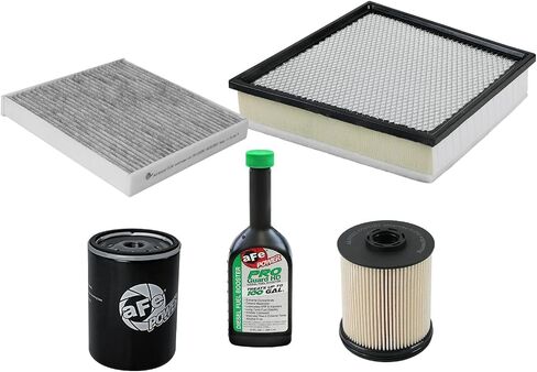 aFe POWER PROGUARD Chevrolet Silverado 2500/3500 HD GMC Sierra 2500/3500 HD 6.6L Duramax L5P 2017-2019 Filter Maintenance Master Pack | Fuel/Oil/Air/Cabin Filters, Water Separator and Fuel Booster in Saudi Arabia