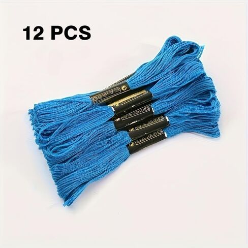 100 Colors Skeins Rainbow Embroidery Floss, Perfect for Crafts and Cross Stitch in Saudi Arabia