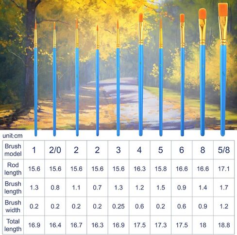 Painting Brush Palette Set, with 6 Packs of 60 Brushes and 6 Palettes,Nylon Brush Head, Suitable for Oil Watercolor, etc., Perfect Art Painting Set. in Saudi Arabia