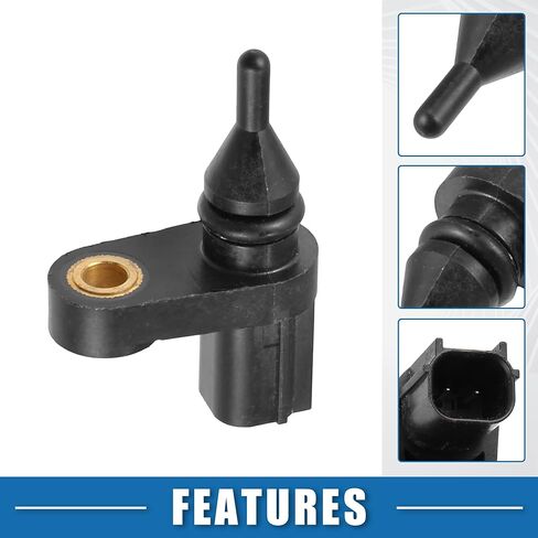 Motoforti Air Intake Temperature Sensor, Air Charge Temperature Sensor, for Honda Accord 2014, Plastic, No.37880RWCA01, Black in Saudi Arabia