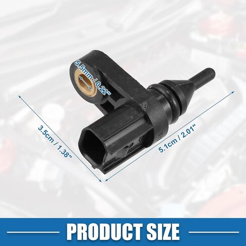 Motoforti Air Intake Temperature Sensor, Air Charge Temperature Sensor, for Honda Accord 2014, Plastic, No.37880RWCA01, Black in Saudi Arabia