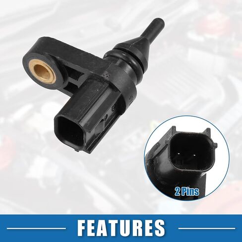 Motoforti Air Intake Temperature Sensor, Air Charge Temperature Sensor, for Honda Accord 2014, Plastic, No.37880RWCA01, Black in Saudi Arabia