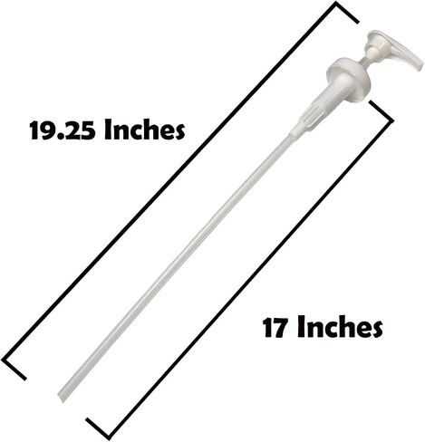 Speak Naturals Pump Dispenser for 1 Gallon Bottles, 1 oz (30cc) Dispensed per Pump, 11 inch Tube, 38/400 Neck Size (2 Pack) in Saudi Arabia