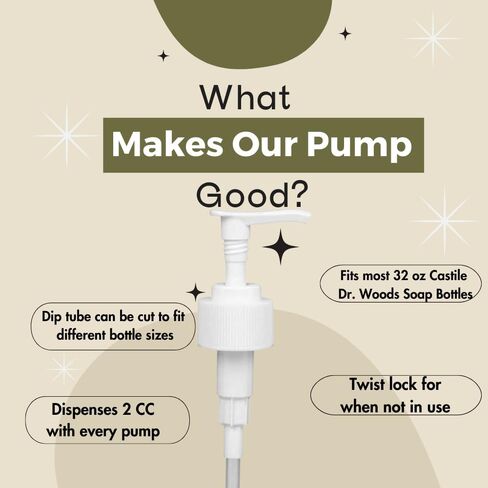 Speak Naturals Pump Dispenser for 1 Gallon Bottles, 1 oz (30cc) Dispensed per Pump, 11 inch Tube, 38/400 Neck Size (2 Pack) in Saudi Arabia