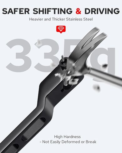 أوتاد ناقل الحركة لأصابع القدم من Benlari، 304 أوتاد رافعة من الفولاذ المقاوم للصدأ تناسب Harley Touring Street Glide Road Glide Road King Electra Glide 1988-2024، FL Softail 1986-2017، Trike 2008-2024، أسود in Kuwait
