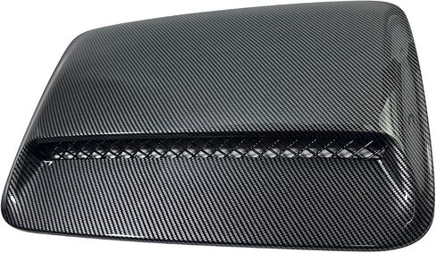 مدخل هواء غطاء المحرك متوافق مع Toyota FJ Cruiser 2007-2023، غطاء فتحة تهوية مزخرفة باللون الأسود غير اللامع، غطاء مدخل تدفق الهواء in Kuwait