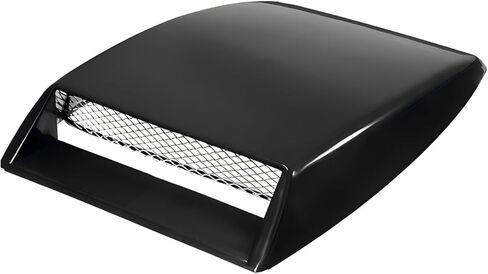 ملصق فتحة تهوية غطاء محرك السيارة، ملصق تهوية ثلاثي الأبعاد لتدفق الهواء المزخرف، غطاء محرك السيارة الأنيق للتهوية، عالمي لمعظم السيارات (أبيض) in Kuwait