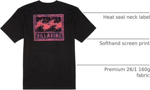 Billabong Men's Crayon Wave Short Sleeve Graphic Tee in Saudi Arabia