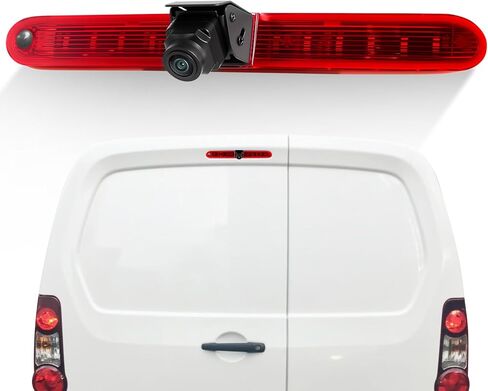 Camecho أعلى خلفي مزدوج كاميرا احتياطية رؤية خلفية متوافقة مع Mercedes Benz Sprinter 2007-2019 Van Truck AHD IR رؤية ليلية مقاومة للماء على السقف عكس ضوء الفرامل مساعدة وقوف السيارات يستبدل in Kuwait