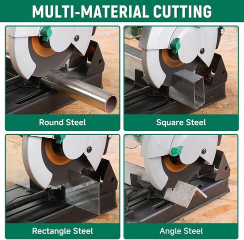 Hoteche Metal Cutting Chop Saw 14-Inch Metal Cut Off Machine with Professional 72T Carbide-Tipped Blade in Kuwait