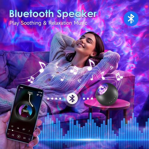One Fire 3D Galaxy Projector, 65 Scenes HD Star Projector Bluetooth Speaker in Saudi Arabia