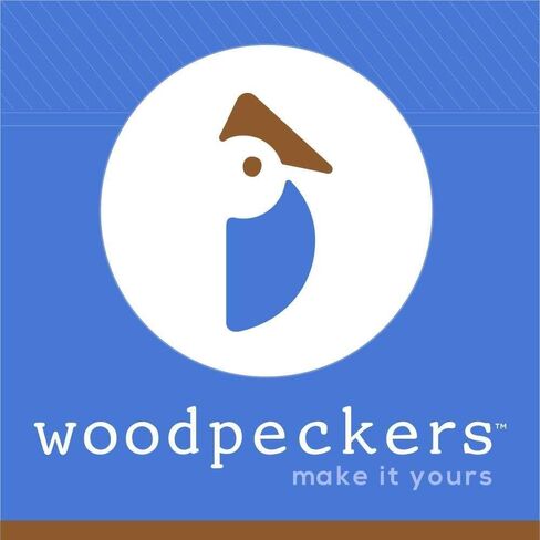 Woodpeckers Wood Peg People Set, 40 Piece Wood Peg Family (Peg People: Dad, Mom, Angel, Child, Baby) Unfinished Wooden Figurines for Crafting in Saudi Arabia