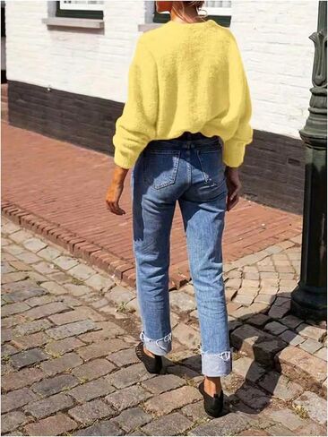 Women's Button Down Cardigan Long Sleeve Open Front Knit Sweater Fall Clothes in Saudi Arabia