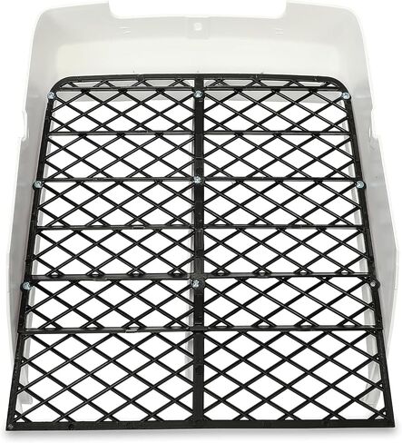 Kojem White Radiator Cover & Black Grille Compatible with 1987-2006 Yamaha Banshee 350 (YFZ350) ATV Plastic Parts in Saudi Arabia