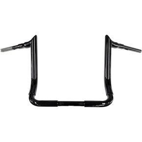 Dominator Industries 1.5 Big Daddy 1 ½ Meathook Bagger Bar 12" Ape Hangers Handlebars Compatible With 1996-2023 Harley-Davidson Touring, Electra & Street Glide, Ultra, Limited & Low (Black) in Kuwait