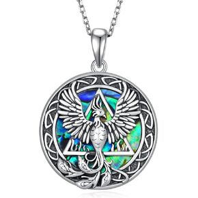 Fuguangju Sobriety Gifts for Women 925 Sterling Silver Recovery Symbol AA Necklace Tree of Life Alcoholics Anonymous Gifts for Women Men in Saudi Arabia