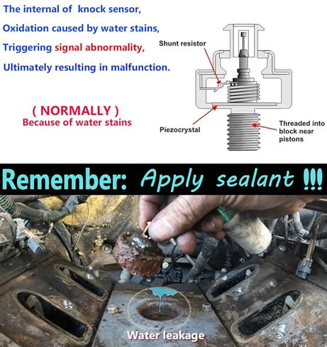 حشوات مشعب السحب لسيارة تشيفي سوبربان سيلفرادو أفالانش تاهو، مستشعر جي إم سي سييرا يوكون، مستشعر محركات كاديلاك 4.8 لتر 5.3 لتر 6.0 لتر 89017589 AS10017 (MS98016) in Kuwait