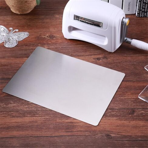 8.5“ x 6" Metal Adapter Plate for Cutting Dies Machine, Universal Shim Pads Stainless Steel Adaptor Scrapbooking Tools Die Cuts Machine Shim Mat Arts Crafts in Saudi Arabia