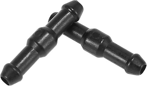 X AUTOHAUX 10pcs I Shaped Plastic 2 Way Windshield Washer Hose Connector Tube Pipe Fitting Splitter Adapter for Car in Saudi Arabia